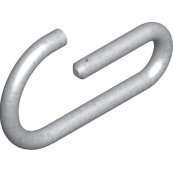 Slanted prop | Individual part: | G-hook made of round steel  15 mm, galvanized